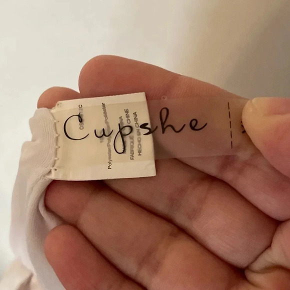 Cupshe One Piece Tie Halter Swimsuit Striped Bottom Orange Black Size XL - Picture 4 of 8